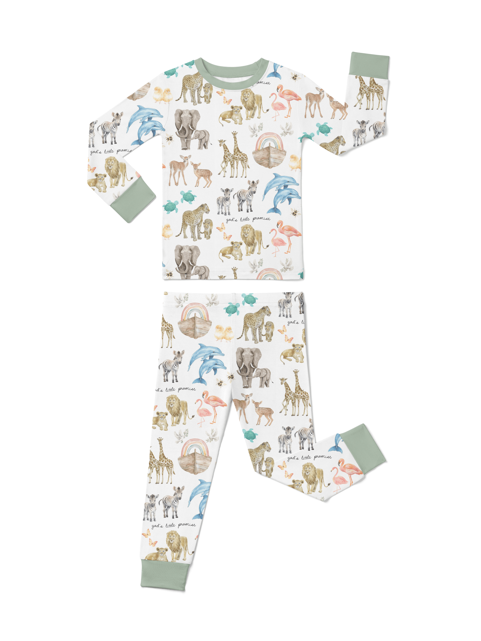 God's Little Promise Bamboo 2 Piece Pajama Set - Two & Gathered