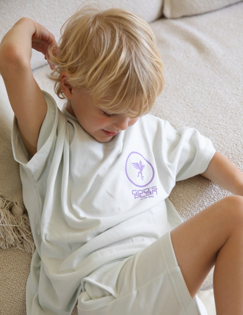 God's Plan Racing Kids Tee - Two & Gathered
