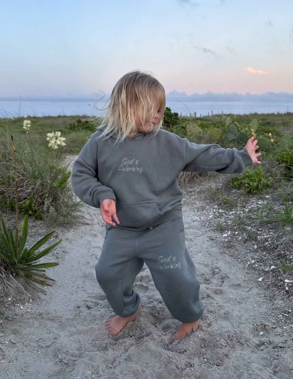 God's Still Working Kids Hoodie - Two & Gathered