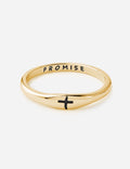 Gold Promise Ring - Two & Gathered