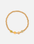 Gold WWJD Letter Bracelet - Two & Gathered
