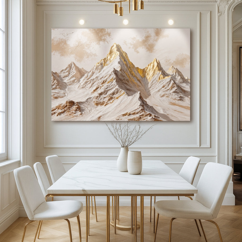 Golden Peaks Wall Art - Two & Gathered