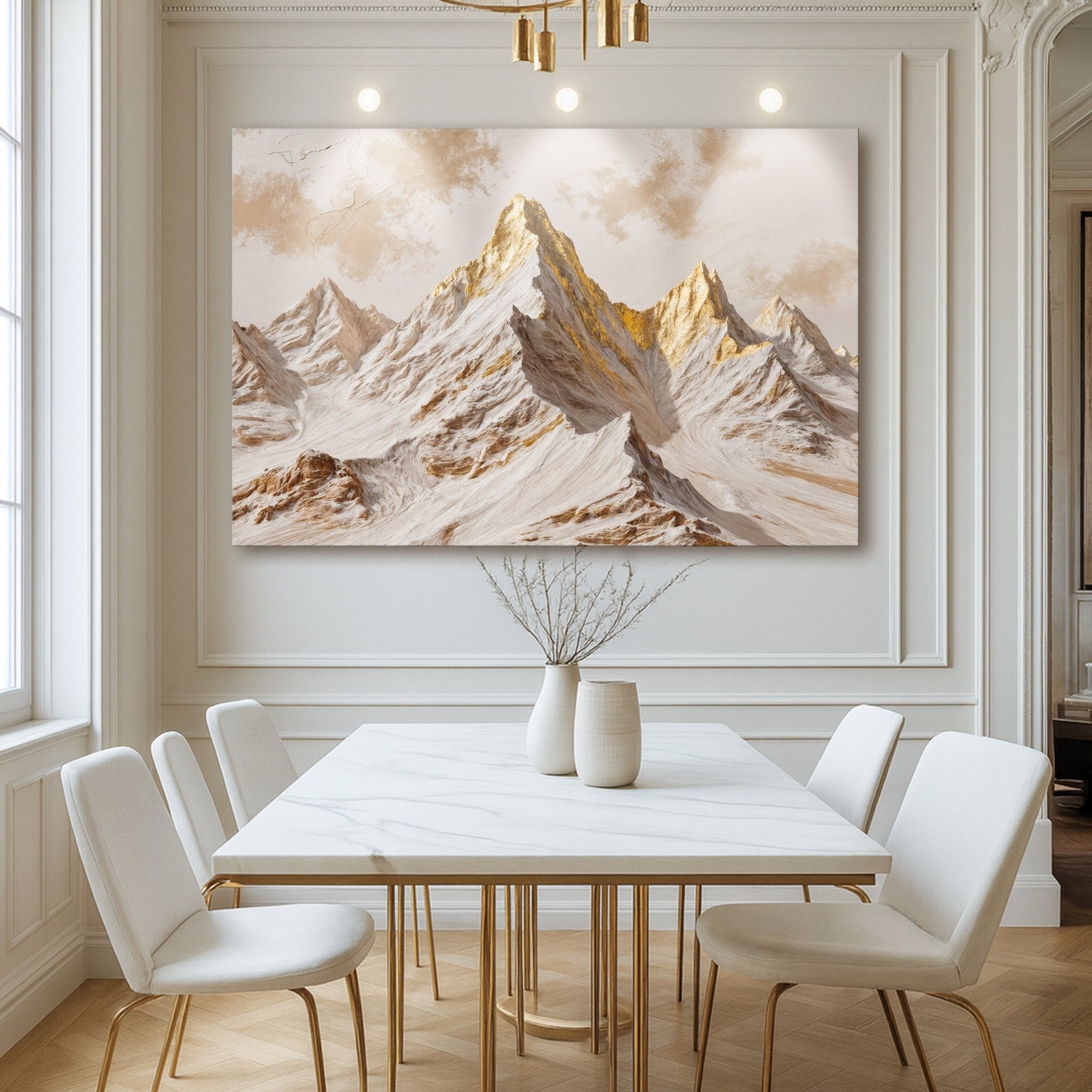 Golden Peaks Wall Art - Two & Gathered