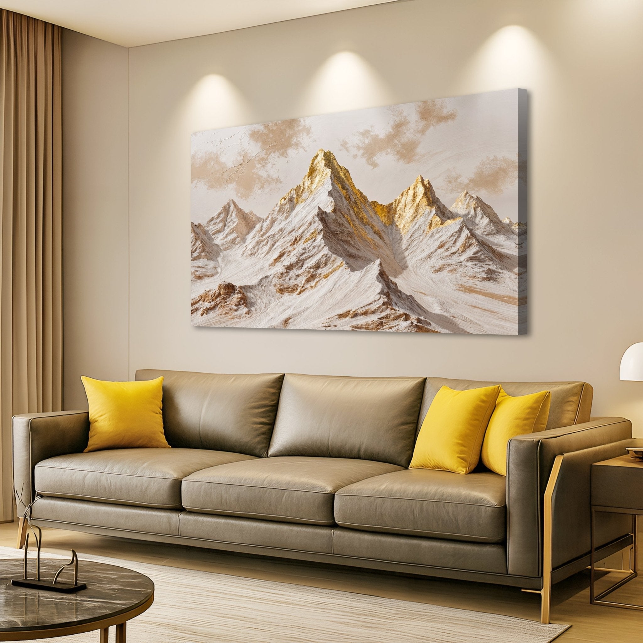 Golden Peaks Wall Art - Two & Gathered