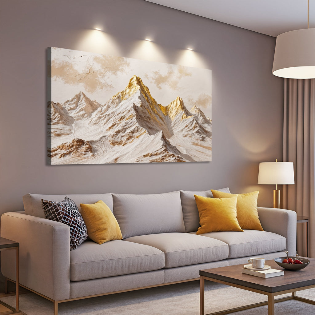 Golden Peaks Wall Art - Two & Gathered