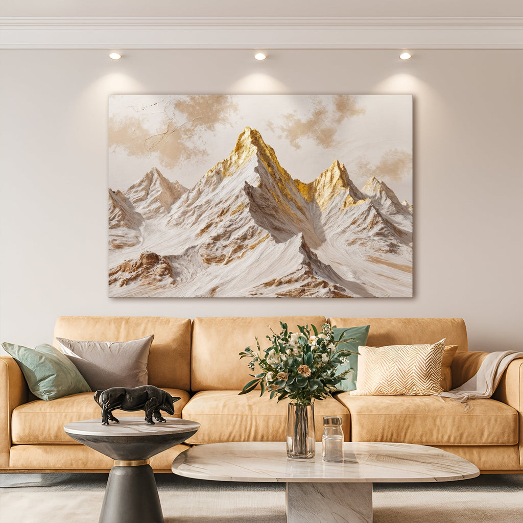 Golden Peaks Wall Art - Two & Gathered
