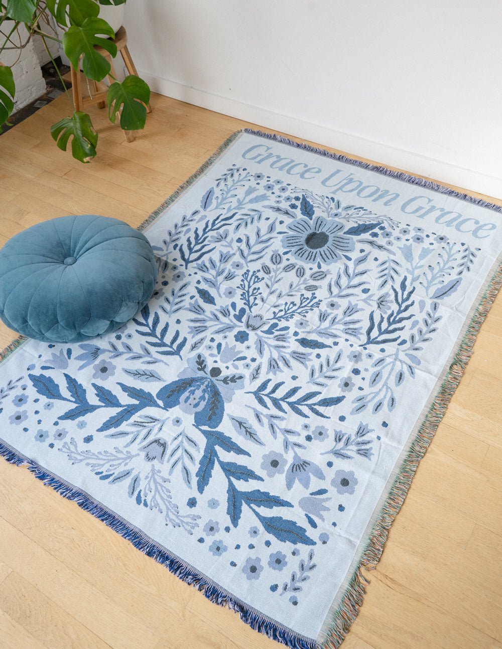 Grace Upon Grace Throw Blanket - Two & Gathered