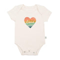 graphic bodysuit | loved rainbow heart - Two & Gathered