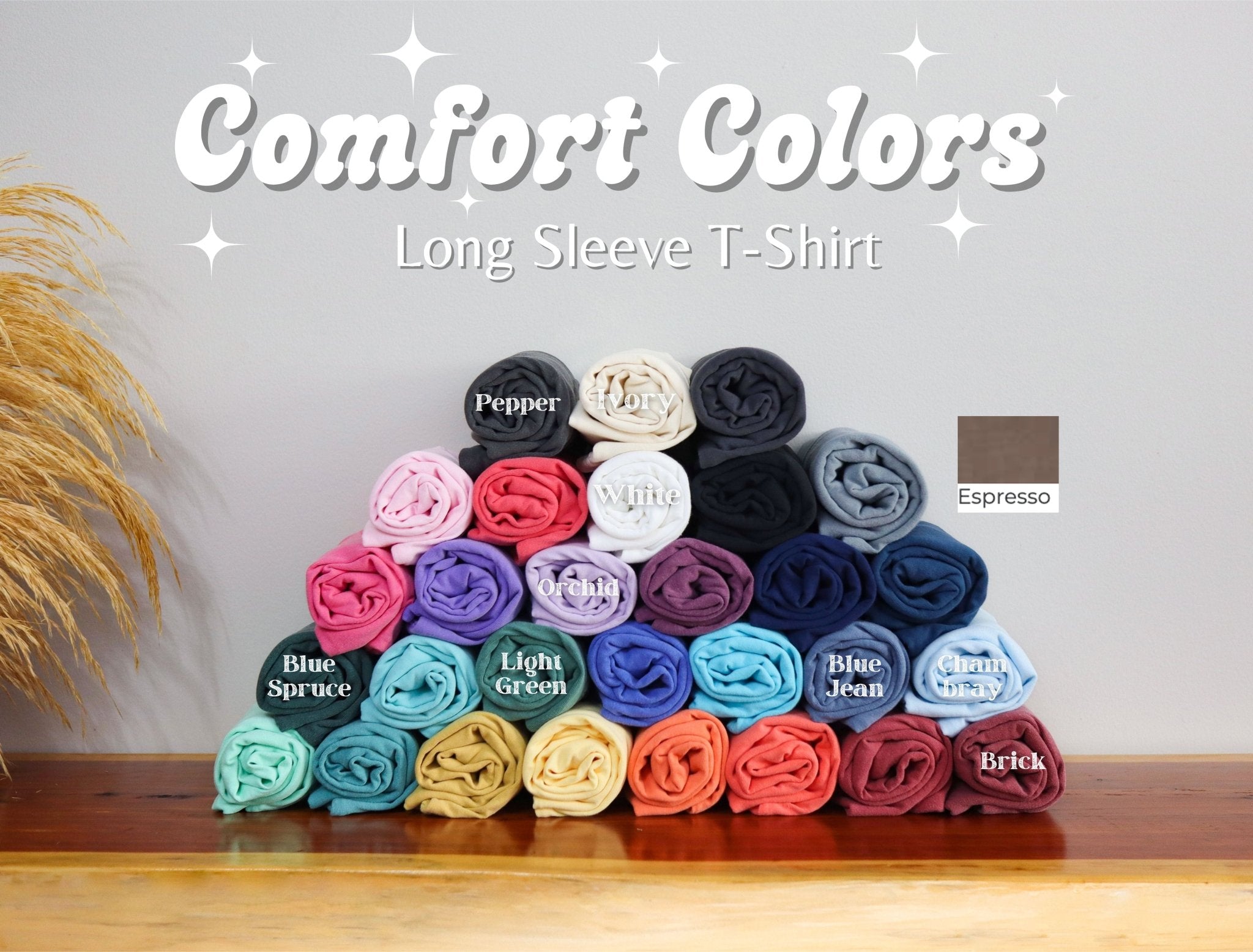 Gratitude Fall Thanksgiving Day Christian Comfort Colors Long Sleeve Shirt - Two & Gathered