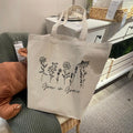 Grow in Grace Christian Bible Tote Bag | Grocery Bag | Christian Canvas Tote Bag Gift - Two & Gathered