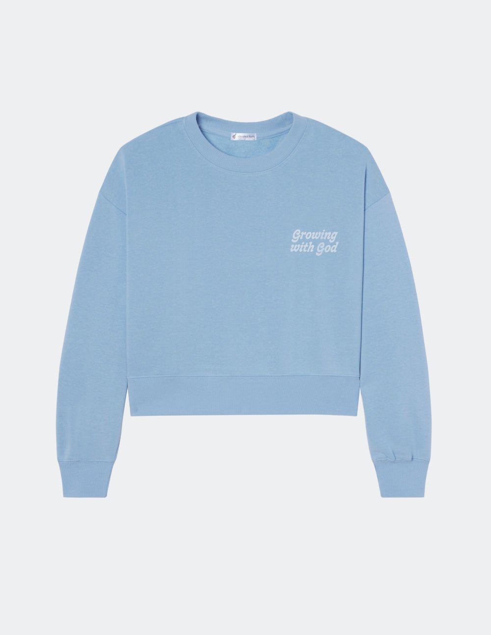 Growing With God Cropped Crewneck - Two & Gathered