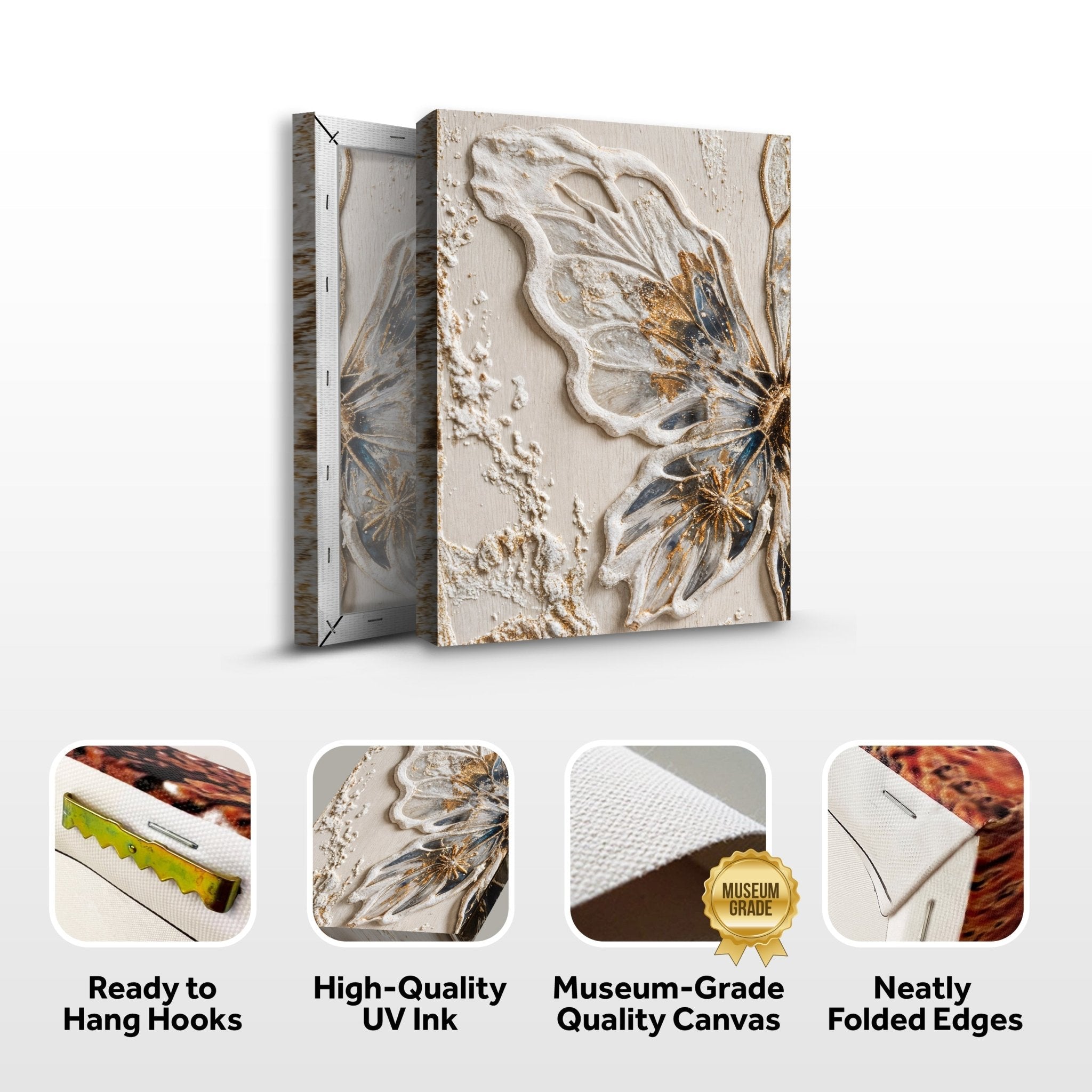 Half Butterfly Wall Art - Two & Gathered