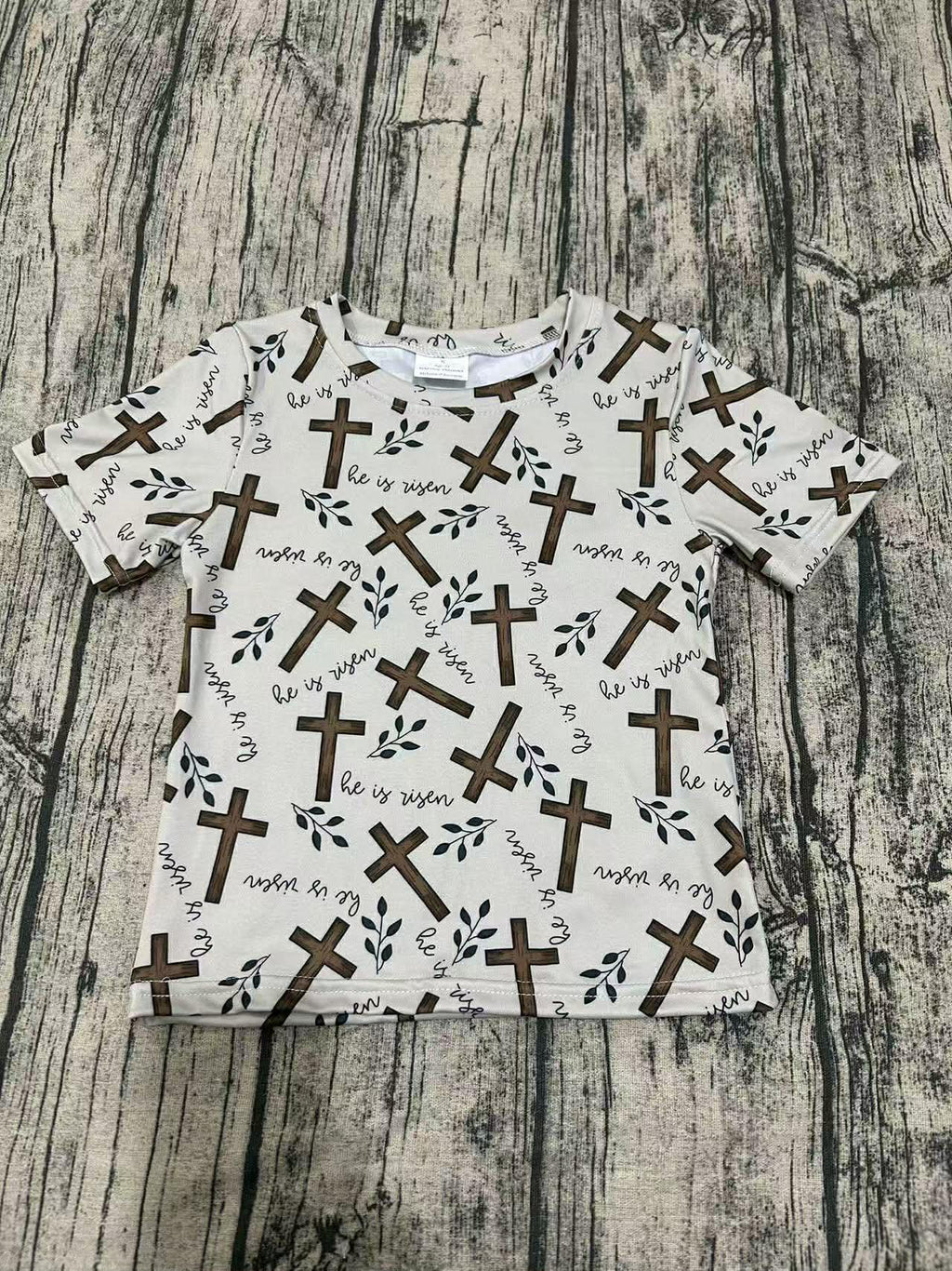 He is risen Short Sleeve T shirt - Two & Gathered
