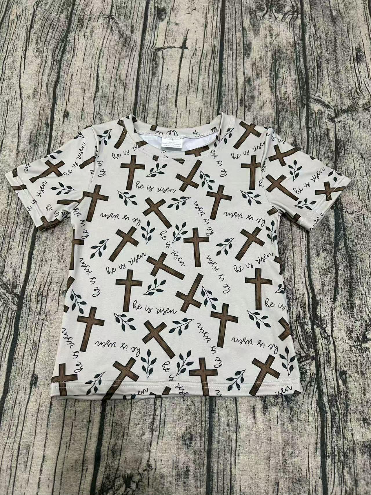 He is risen Short Sleeve T shirt - Two & Gathered