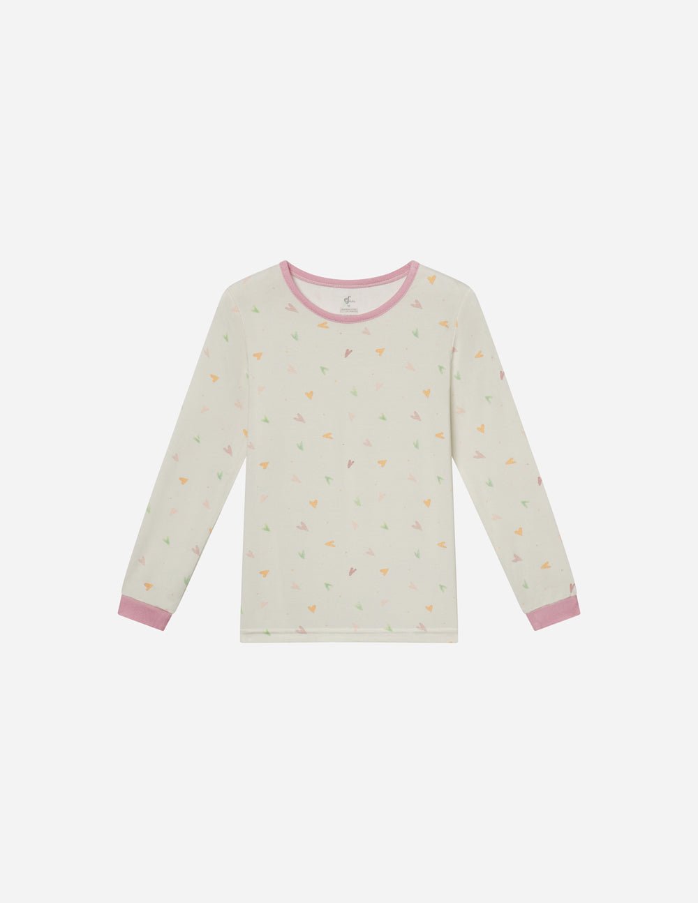 Heart Bamboo Kids Pajama Set - Two & Gathered