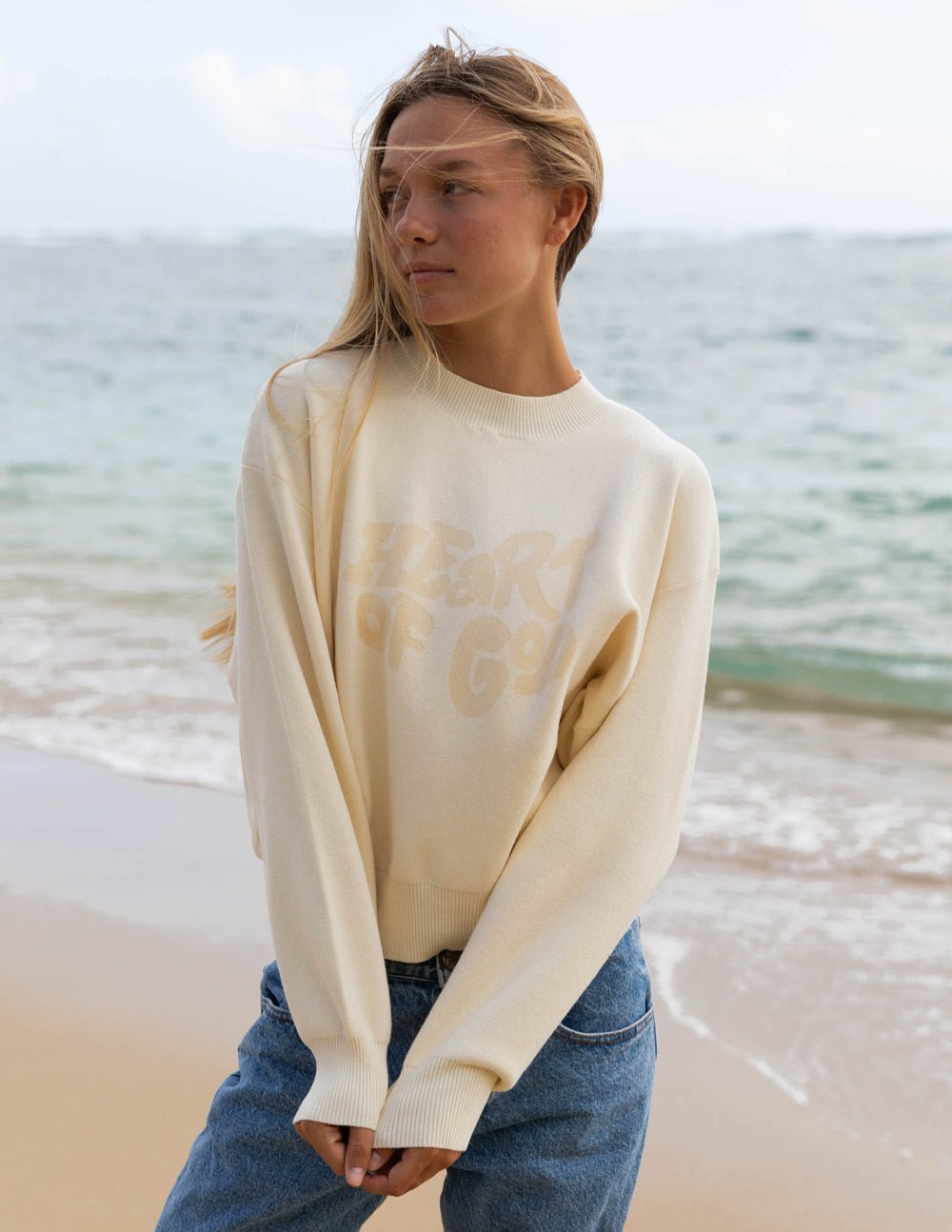 Heart of God Knit Sweater - Two & Gathered