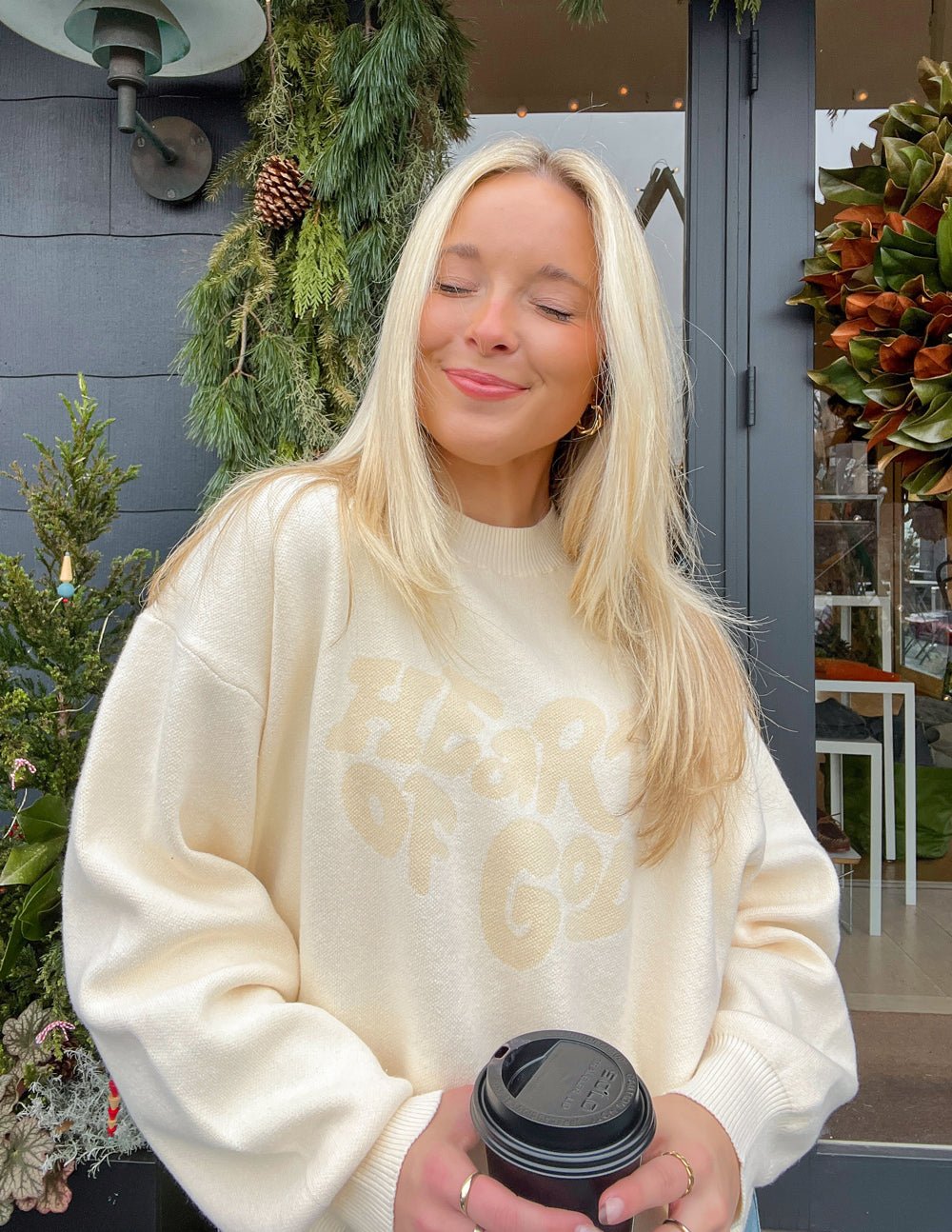 Heart of God Knit Sweater - Two & Gathered