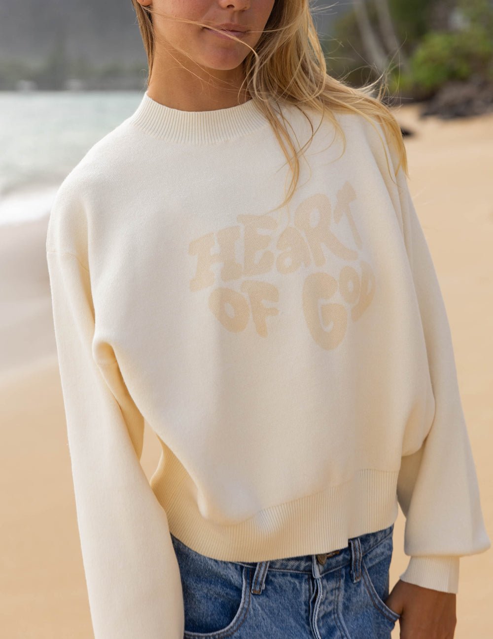 Heart of God Knit Sweater - Two & Gathered