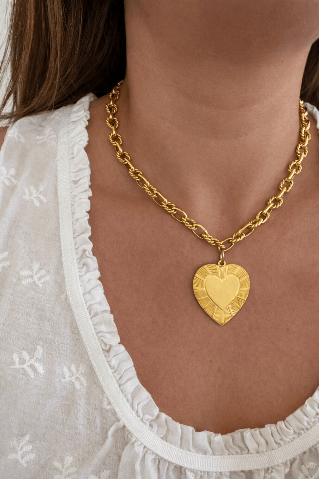 Heart to Heart Necklace - Two & Gathered