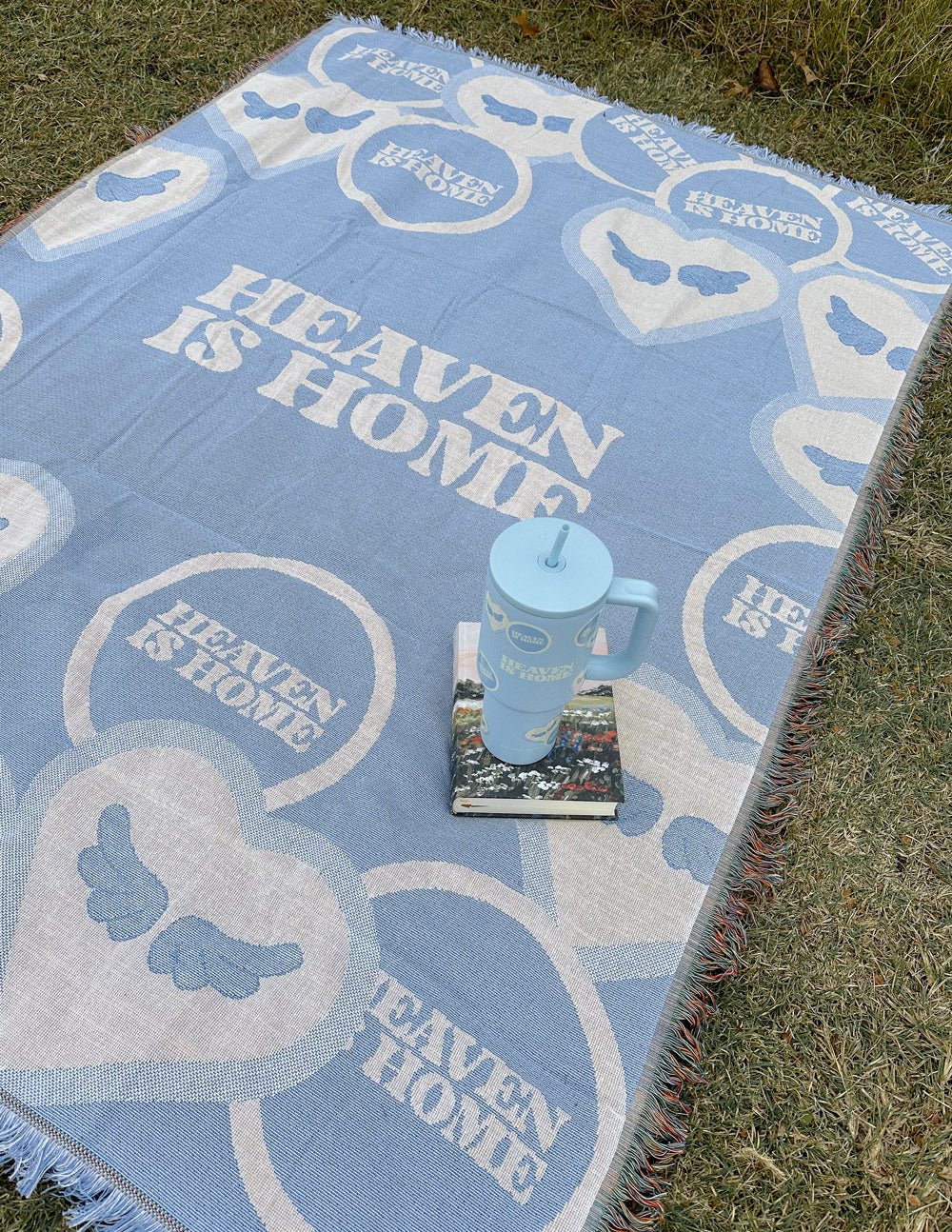 Heaven Is Home Throw Blanket - Two & Gathered