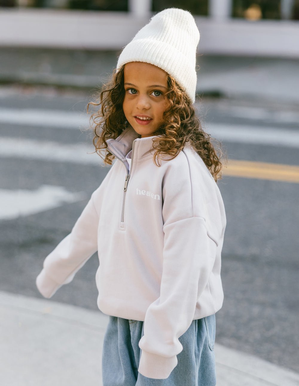 Heaven Kids Half - Zip - Two & Gathered