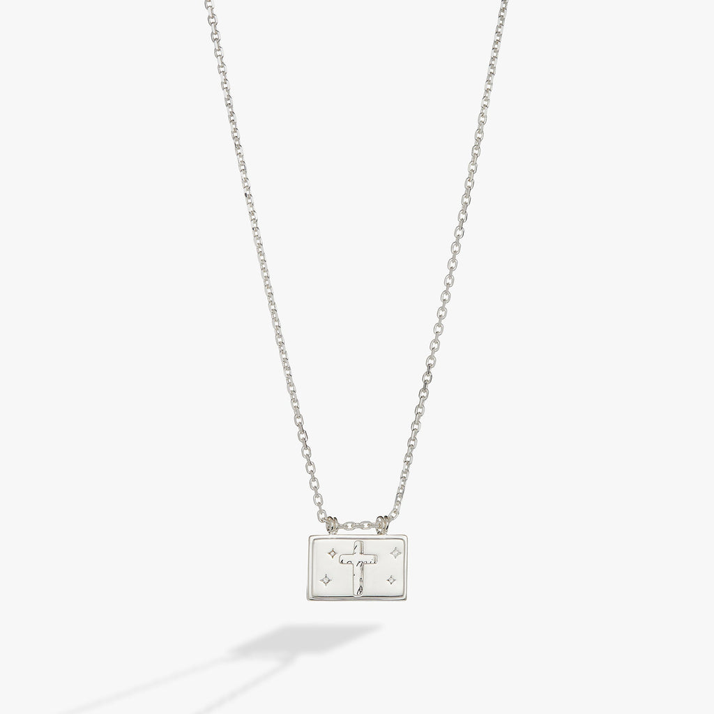 Hidden Message Cross Affirmation Necklace - Two & Gathered