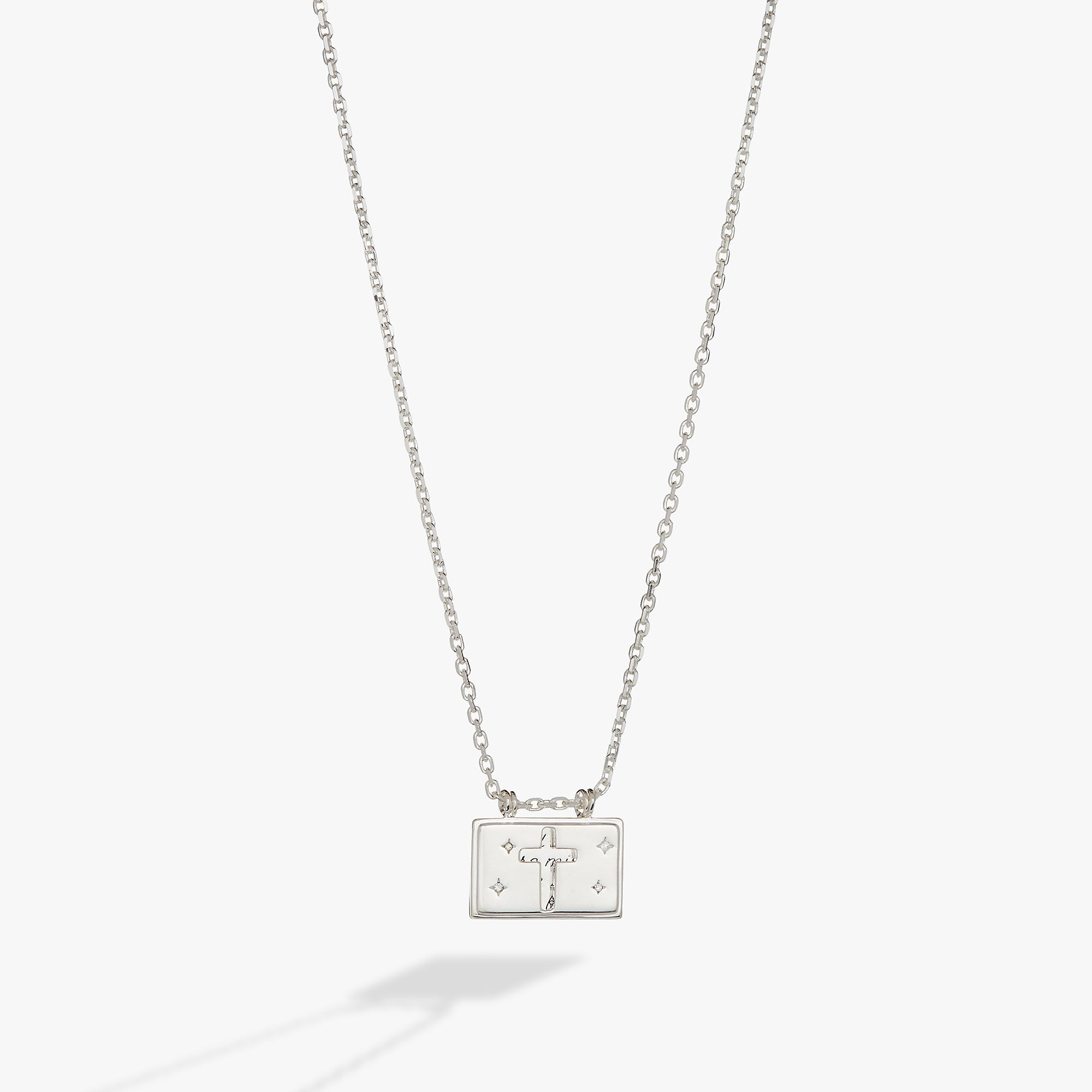 Hidden Message Cross Affirmation Necklace - Two & Gathered