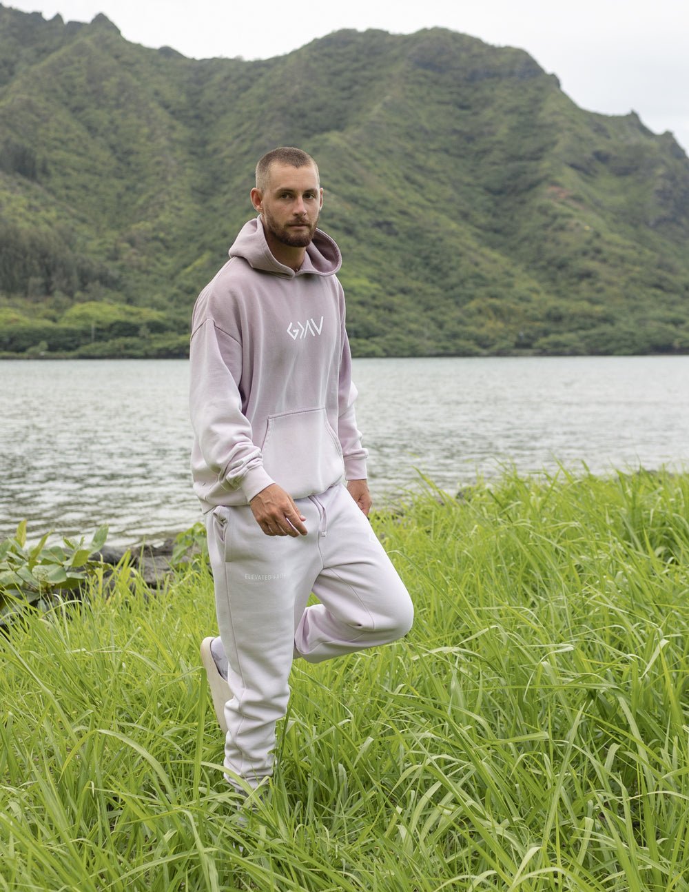 Highs and Lows Purple Unisex Sweatpant - Two & Gathered