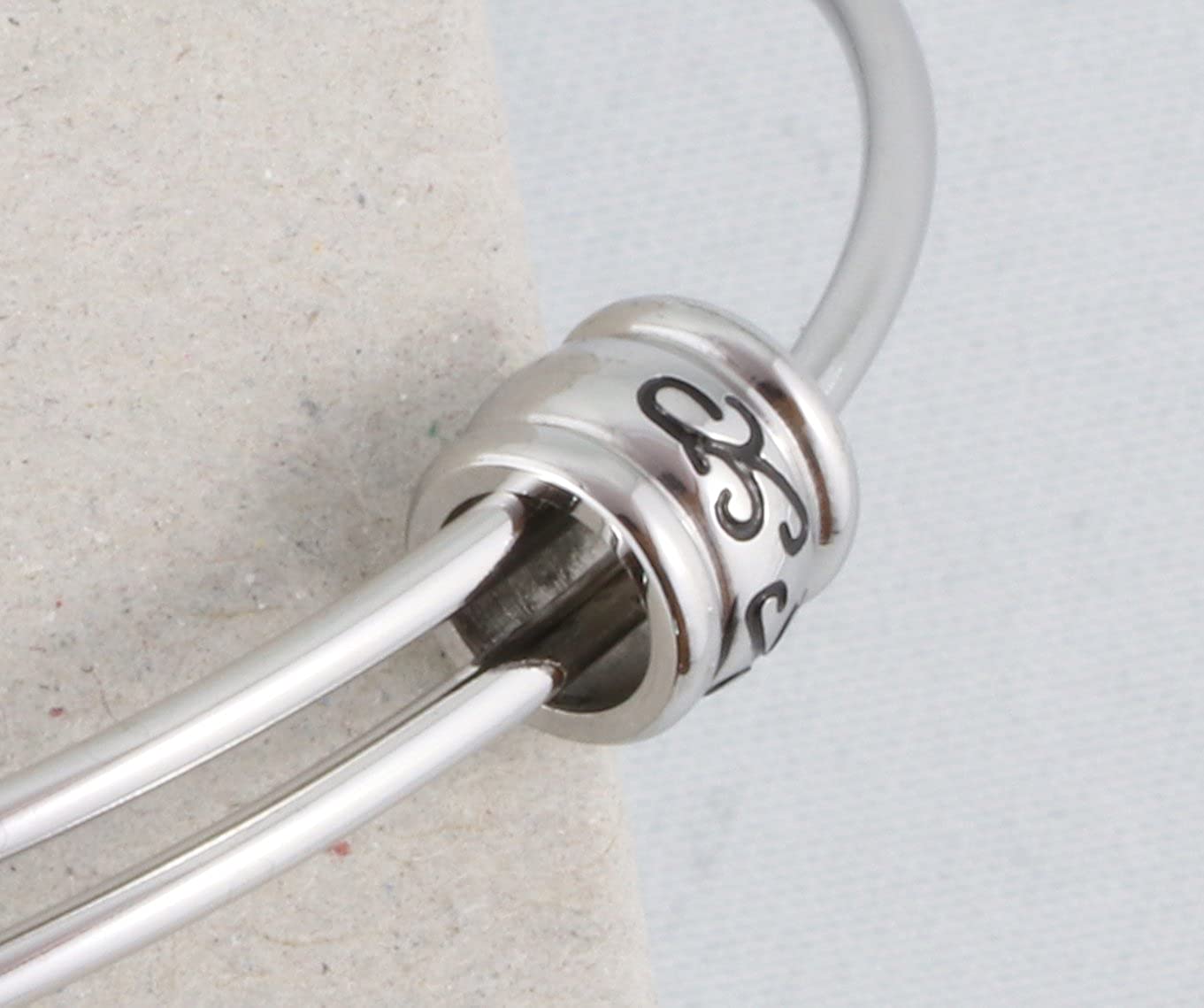 Holy Bible Fancy Charm Bangle - Two & Gathered