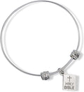Holy Bible Fancy Charm Bangle - Two & Gathered