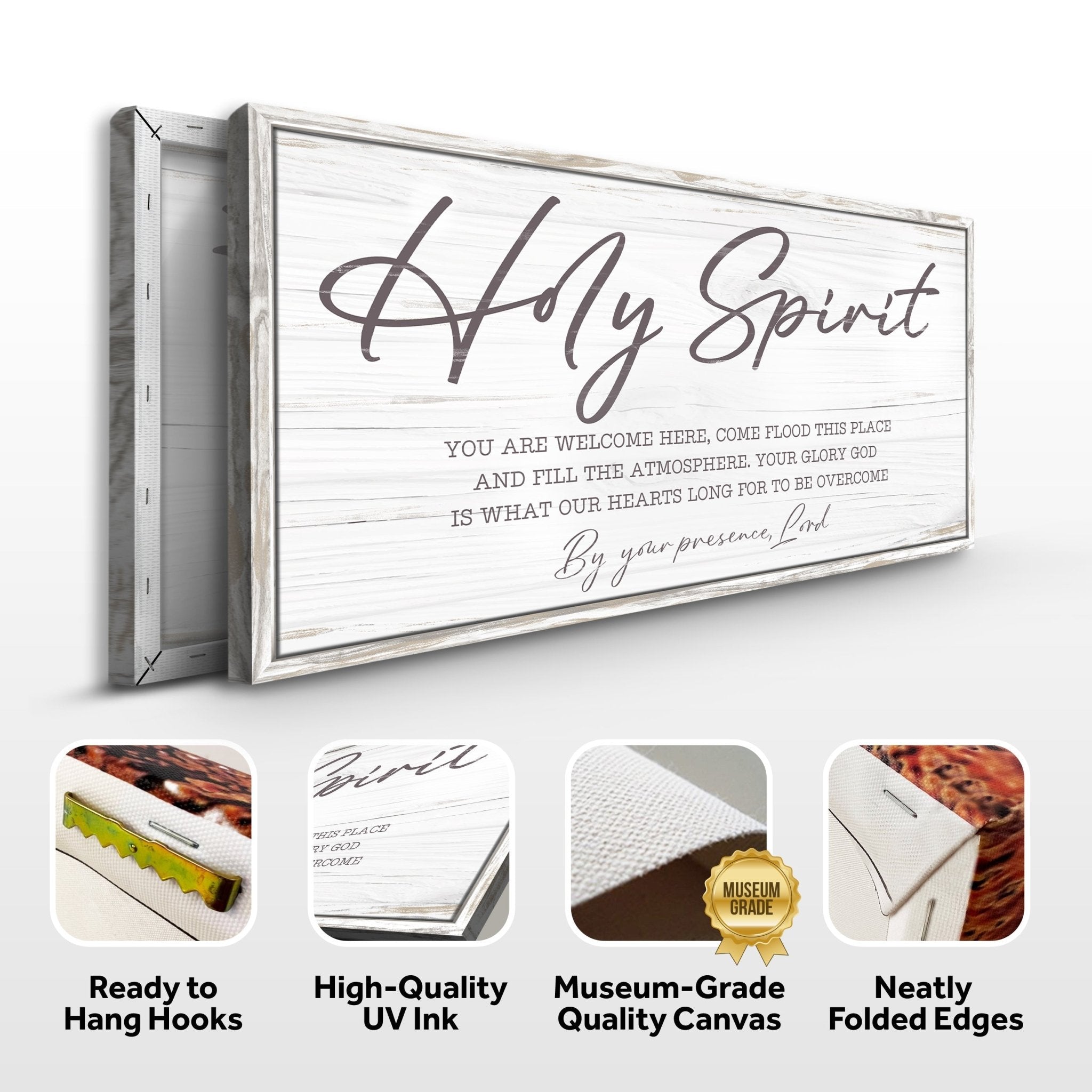 Holy Spirit You are Welcome Here Faith Sign III - Two & Gathered