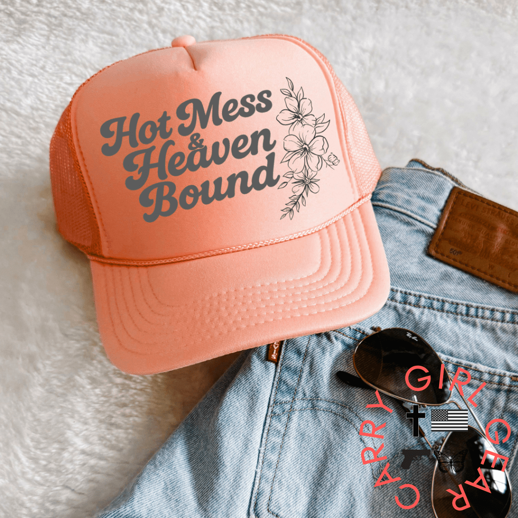 HOT MESS & HEAVEN BOUND Trucker - Two & Gathered