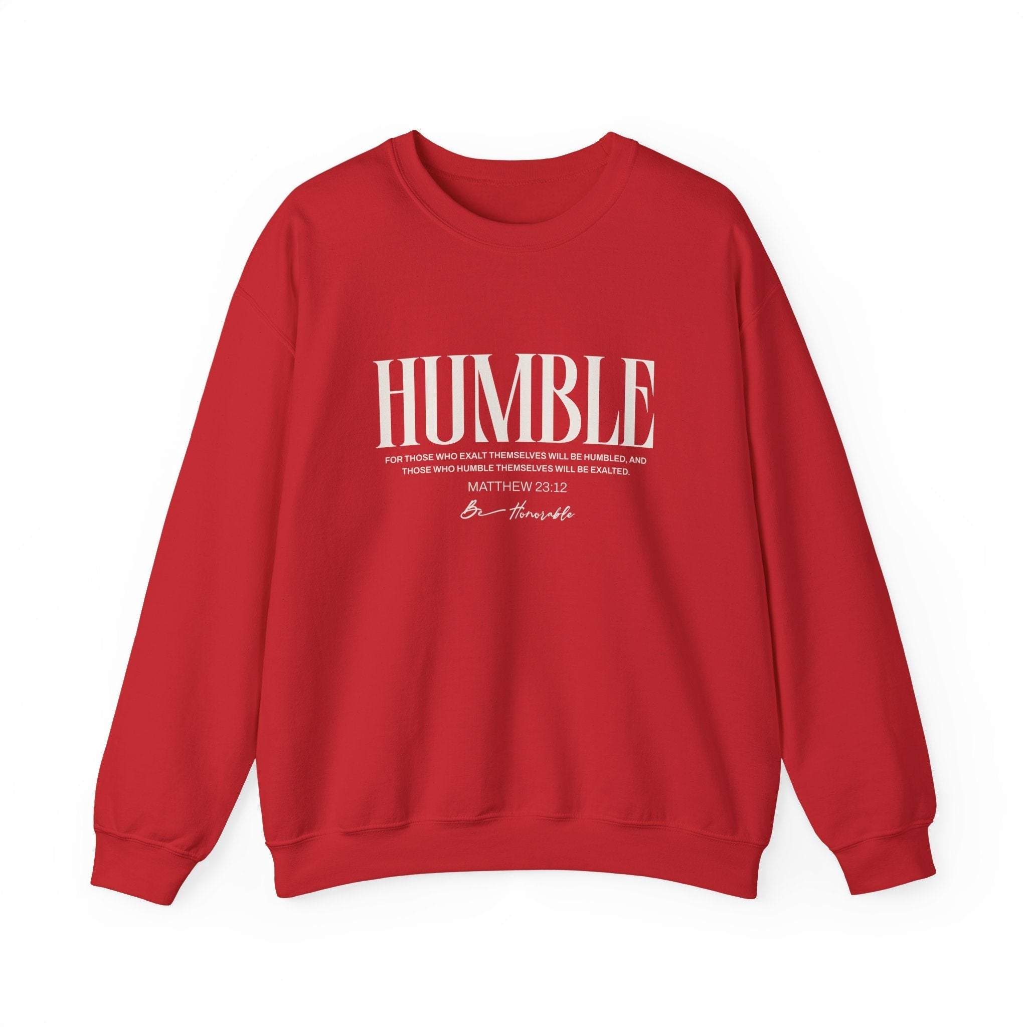 Humble Unisex Sweatshirt — Inspirational Graphic Crewneck - Two & Gathered