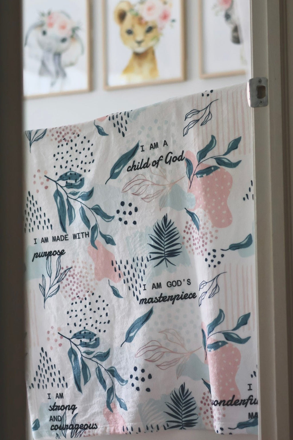 I Am Bible Verse Plush Blanket - Two & Gathered
