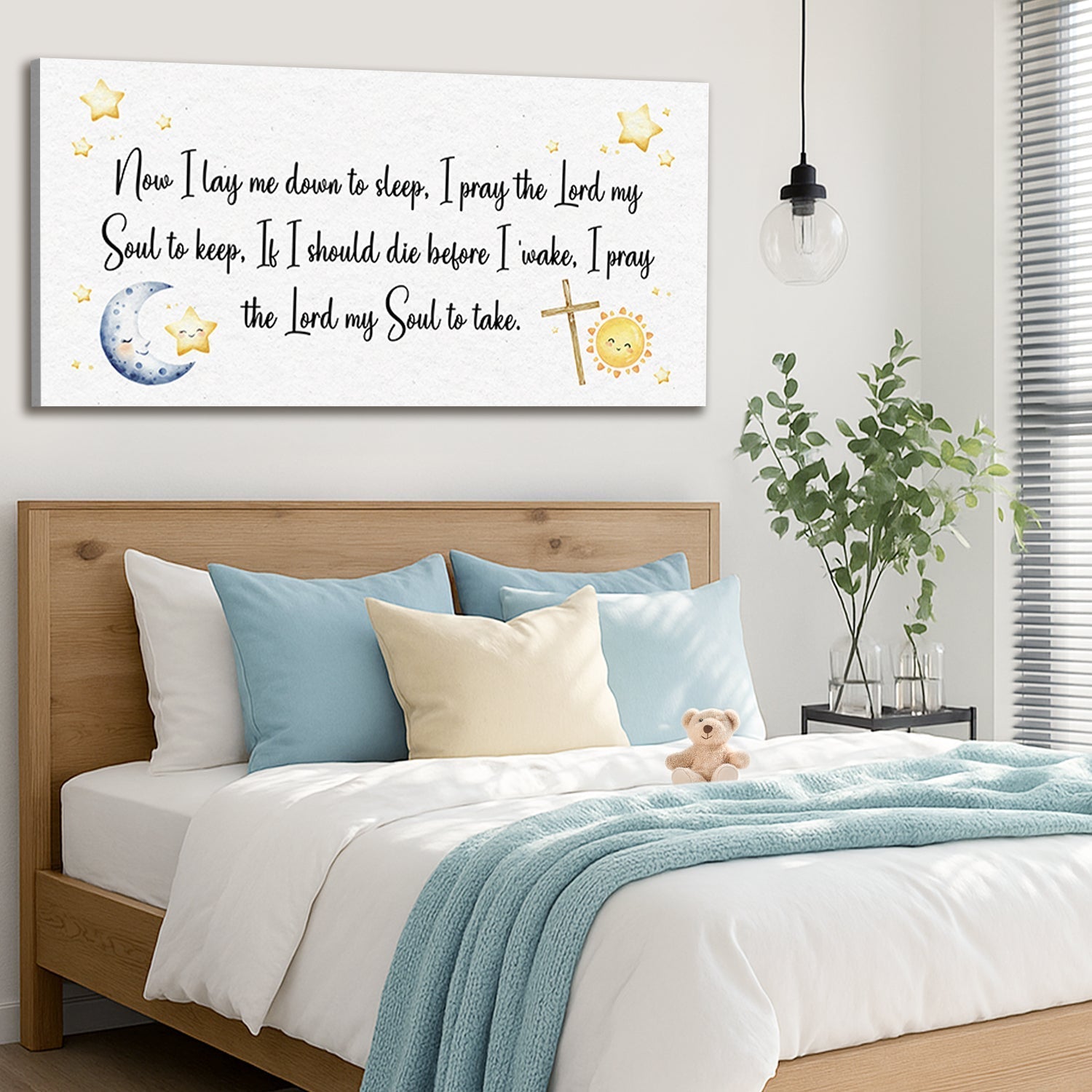 I Lay Me Down To Sleep Faith Sign - Two & Gathered