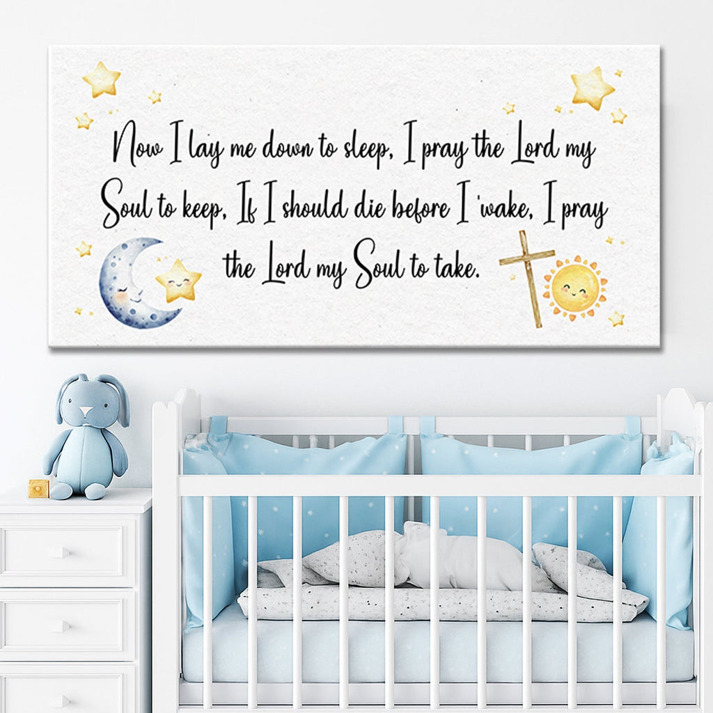 I Lay Me Down To Sleep Faith Sign - Two & Gathered