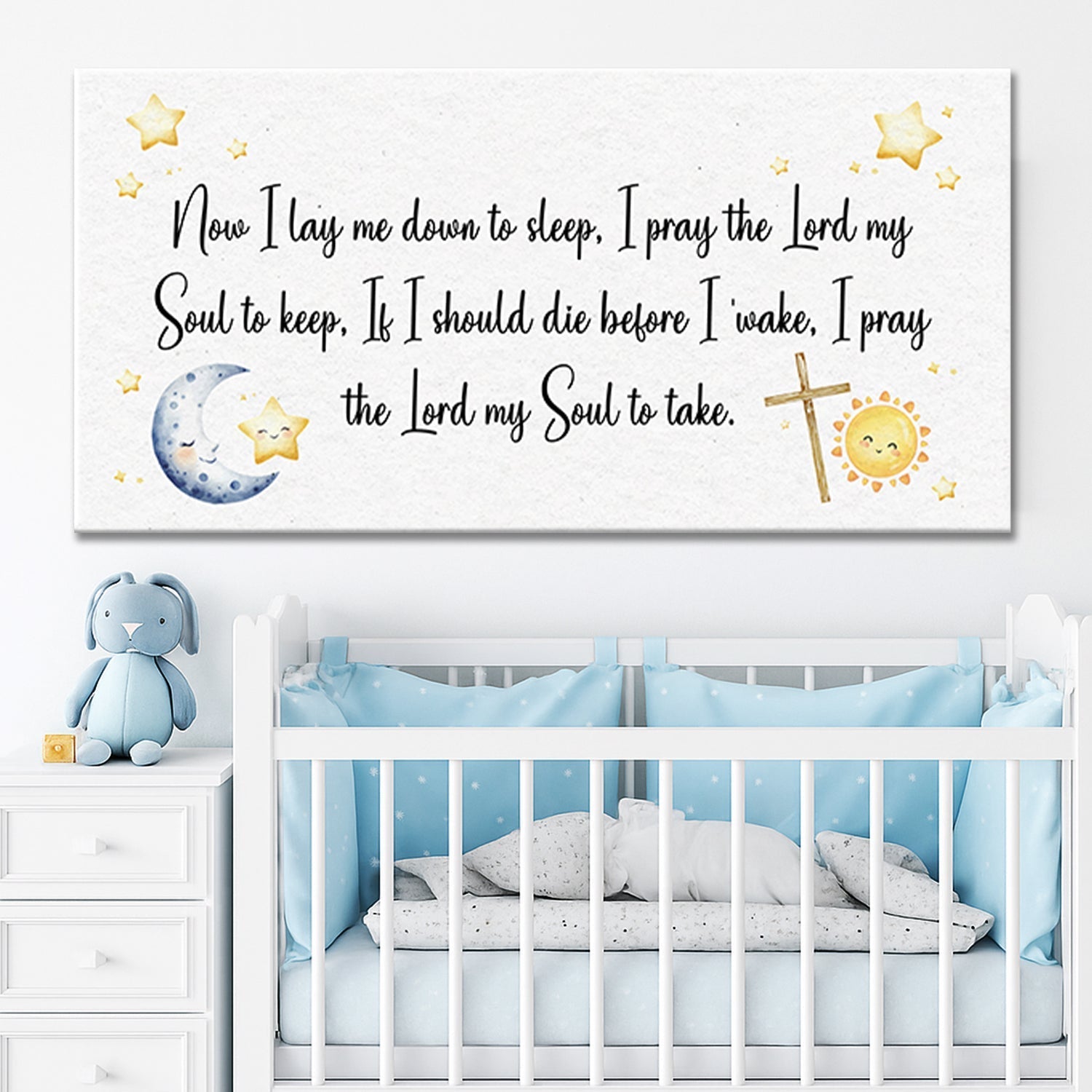 I Lay Me Down To Sleep Faith Sign - Two & Gathered