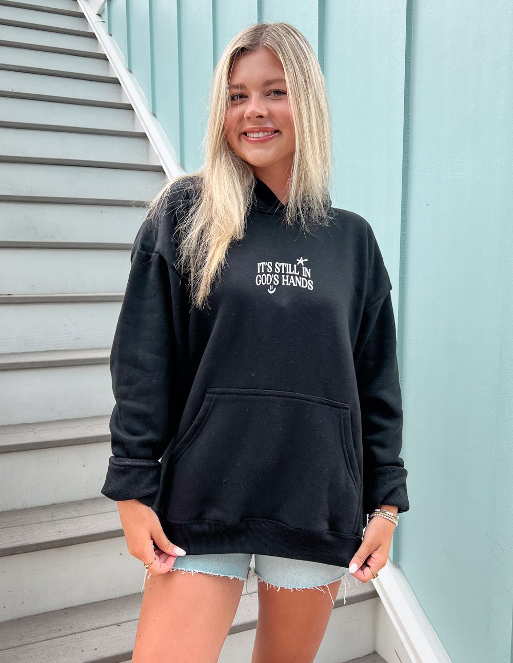 In God's Hands Unisex Hoodie - Two & Gathered