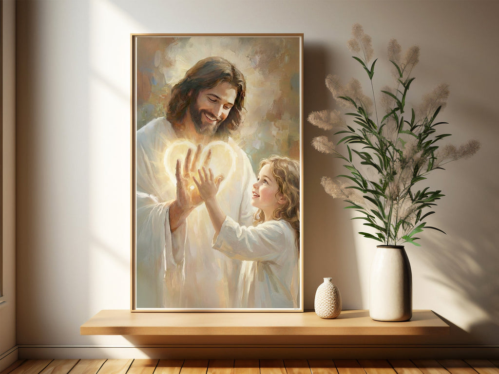 In His Hands | Signed Handmade Art Print - Two & Gathered
