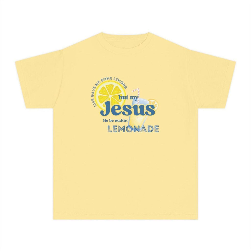 Inspirational Christian Shirt – Lemonade Faith Tee, "Life Gave Me Lemons but Jesus Makes Lemonade" Shirt, Cute Religious Gift, Bible Verse Top - Two & Gathered
