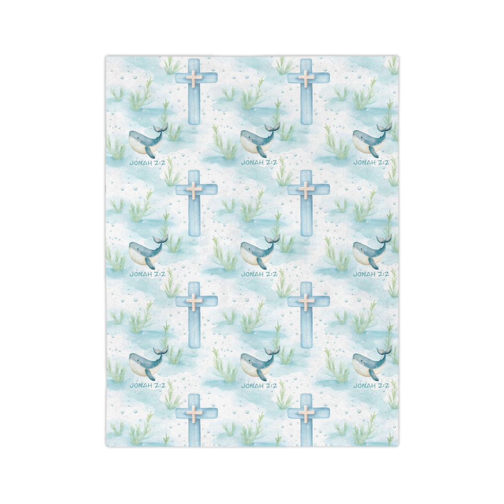 Inspired Jonah 2:2 Fleece Blanket - Two & Gathered