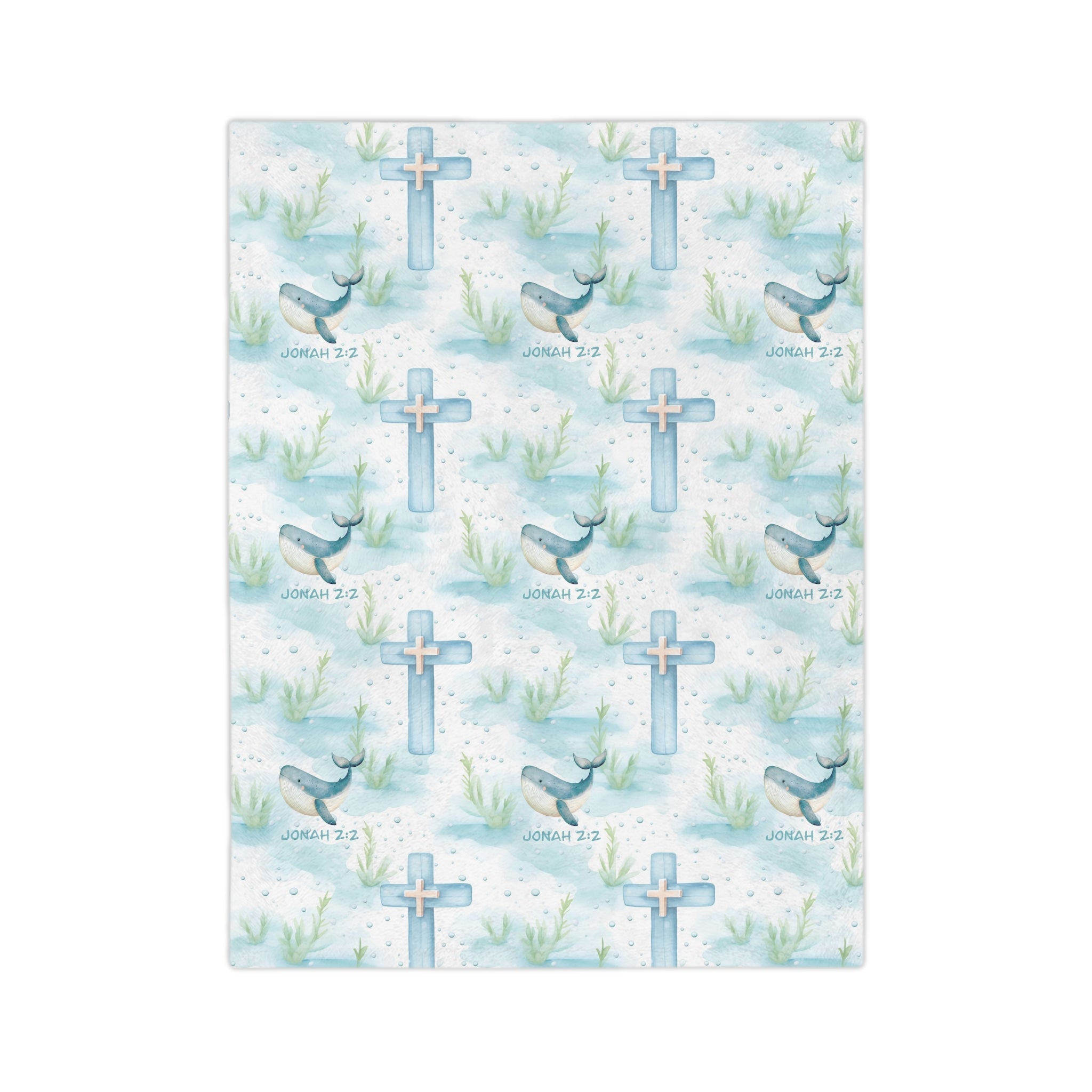 Inspired Jonah 2:2 Fleece Blanket - Two & Gathered