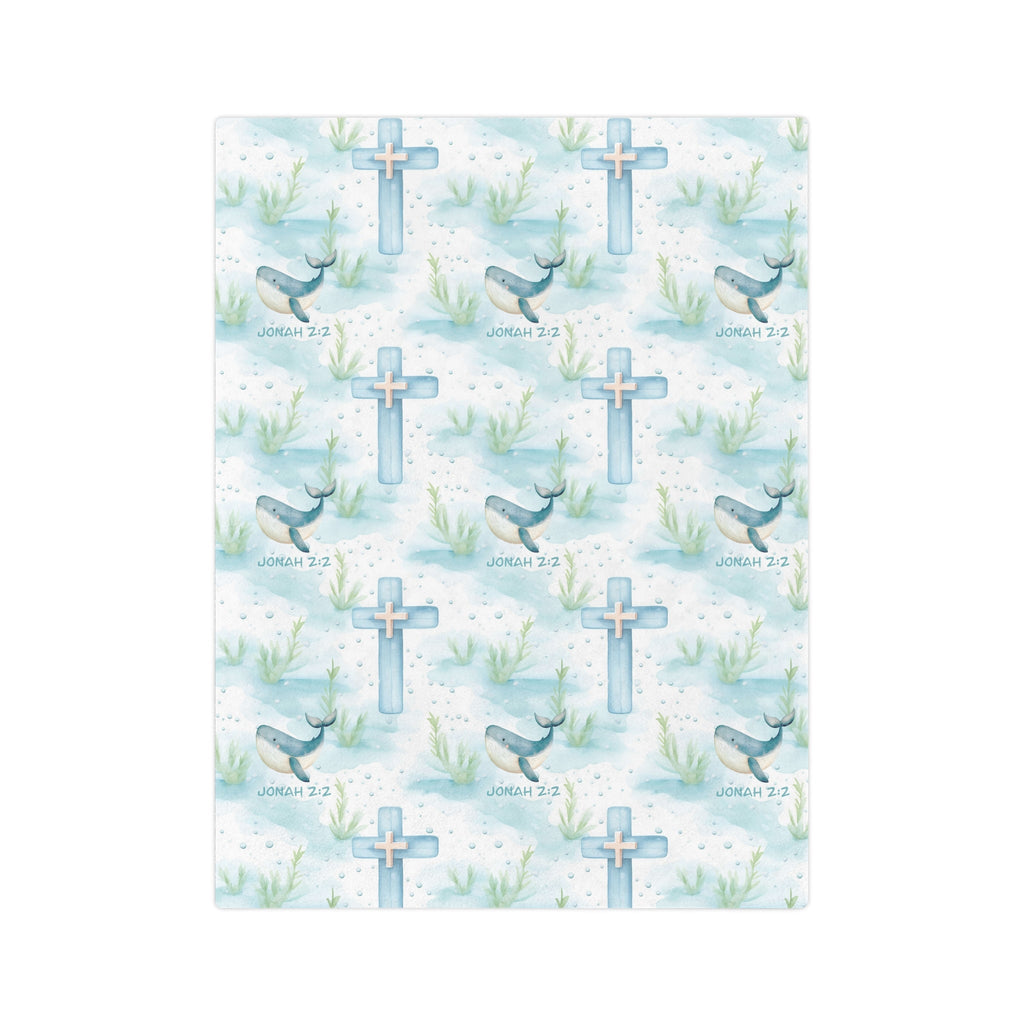 Inspired Jonah 2:2 Fleece Blanket - Two & Gathered