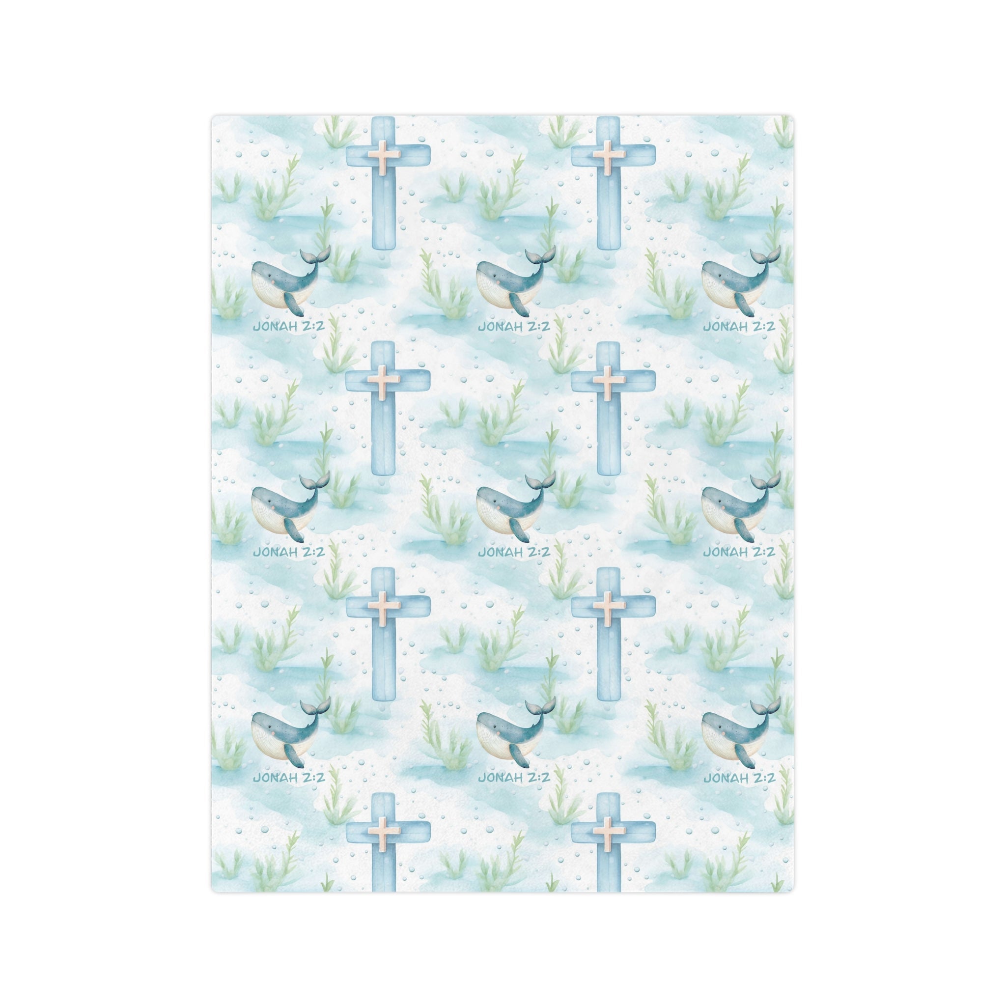 Inspired Jonah 2:2 Fleece Blanket - Two & Gathered