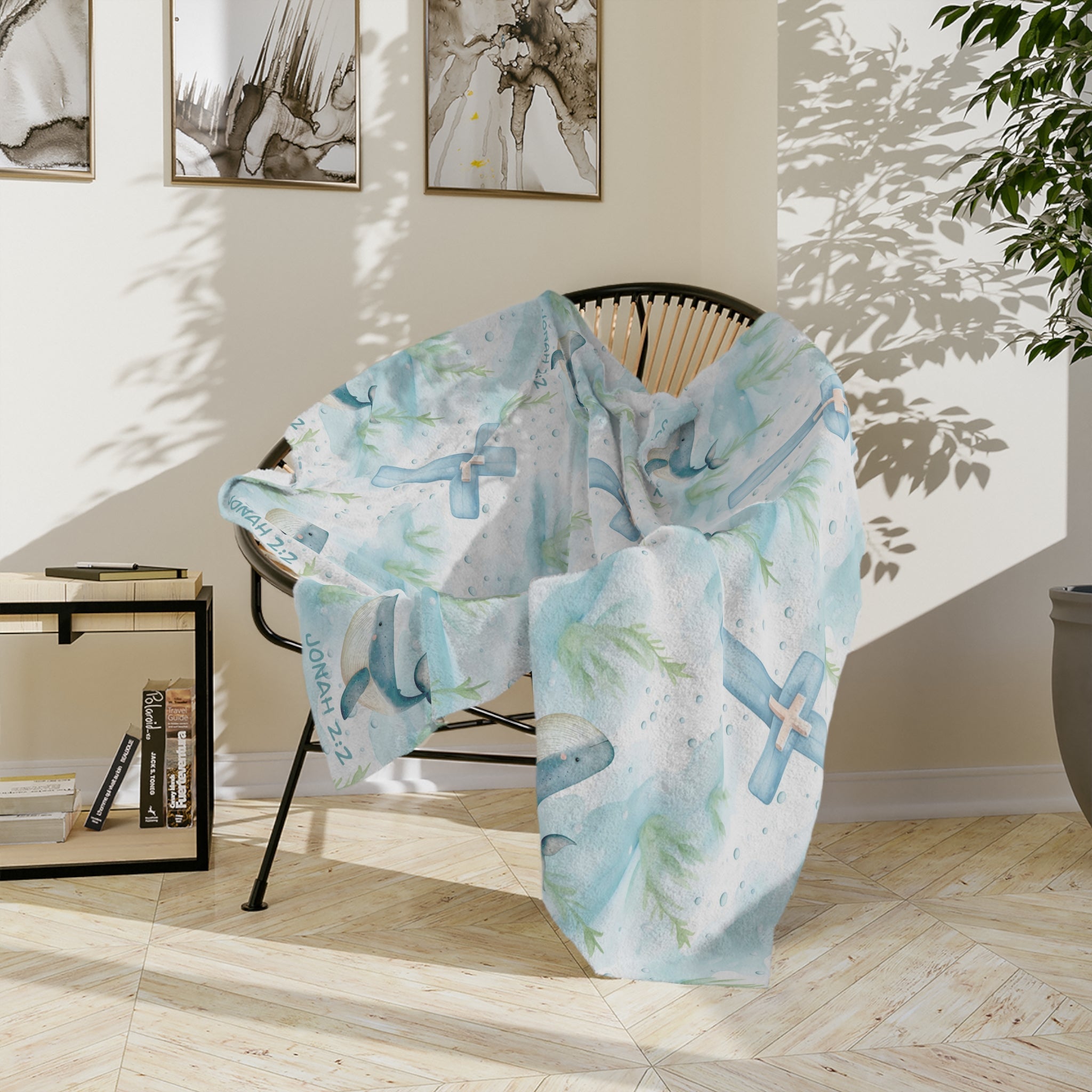 Inspired Jonah 2:2 Fleece Blanket - Two & Gathered
