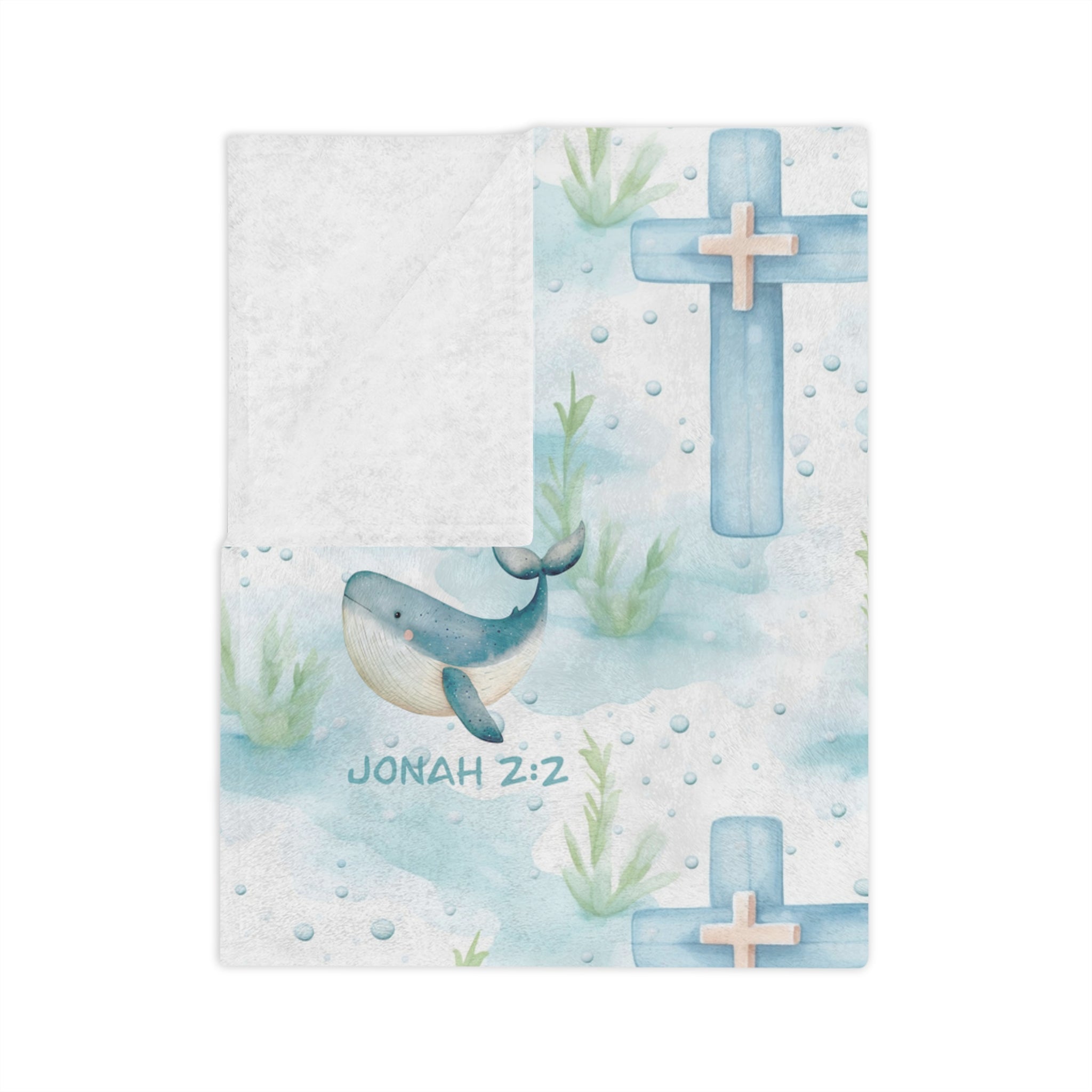 Inspired Jonah 2:2 Fleece Blanket - Two & Gathered