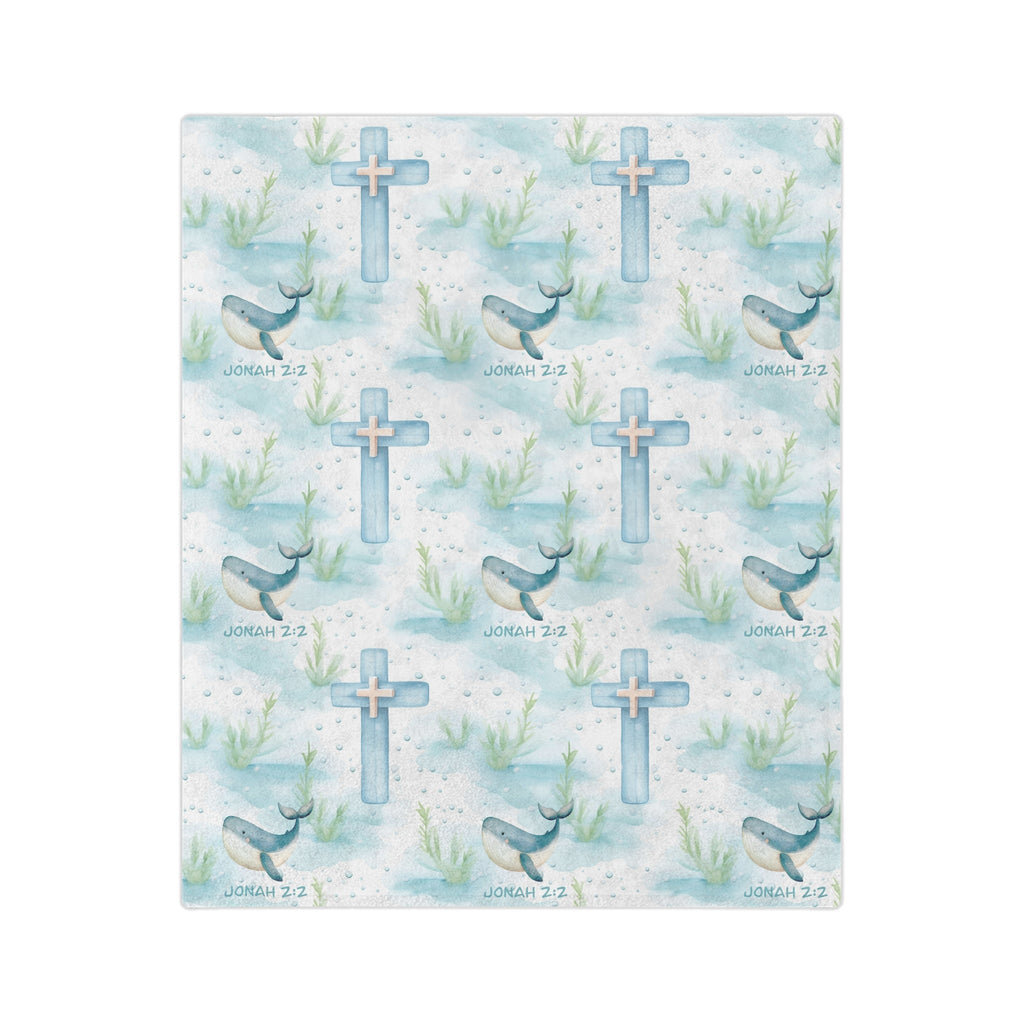 Inspired Jonah 2:2 Fleece Blanket - Two & Gathered