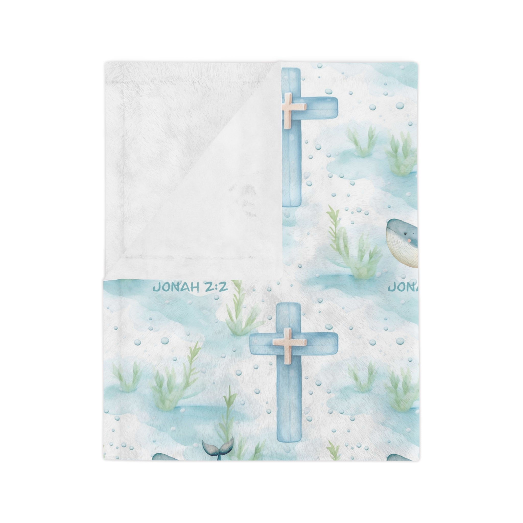 Inspired Jonah 2:2 Fleece Blanket - Two & Gathered