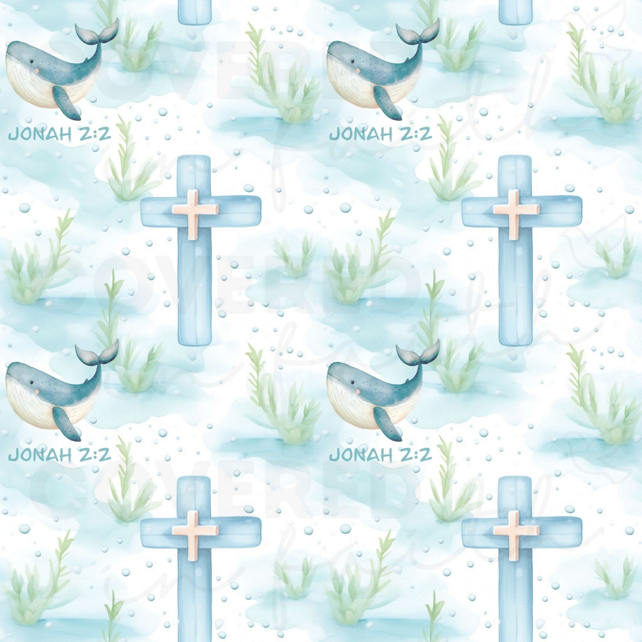 Inspired Jonah 2:2 Fleece Blanket - Two & Gathered