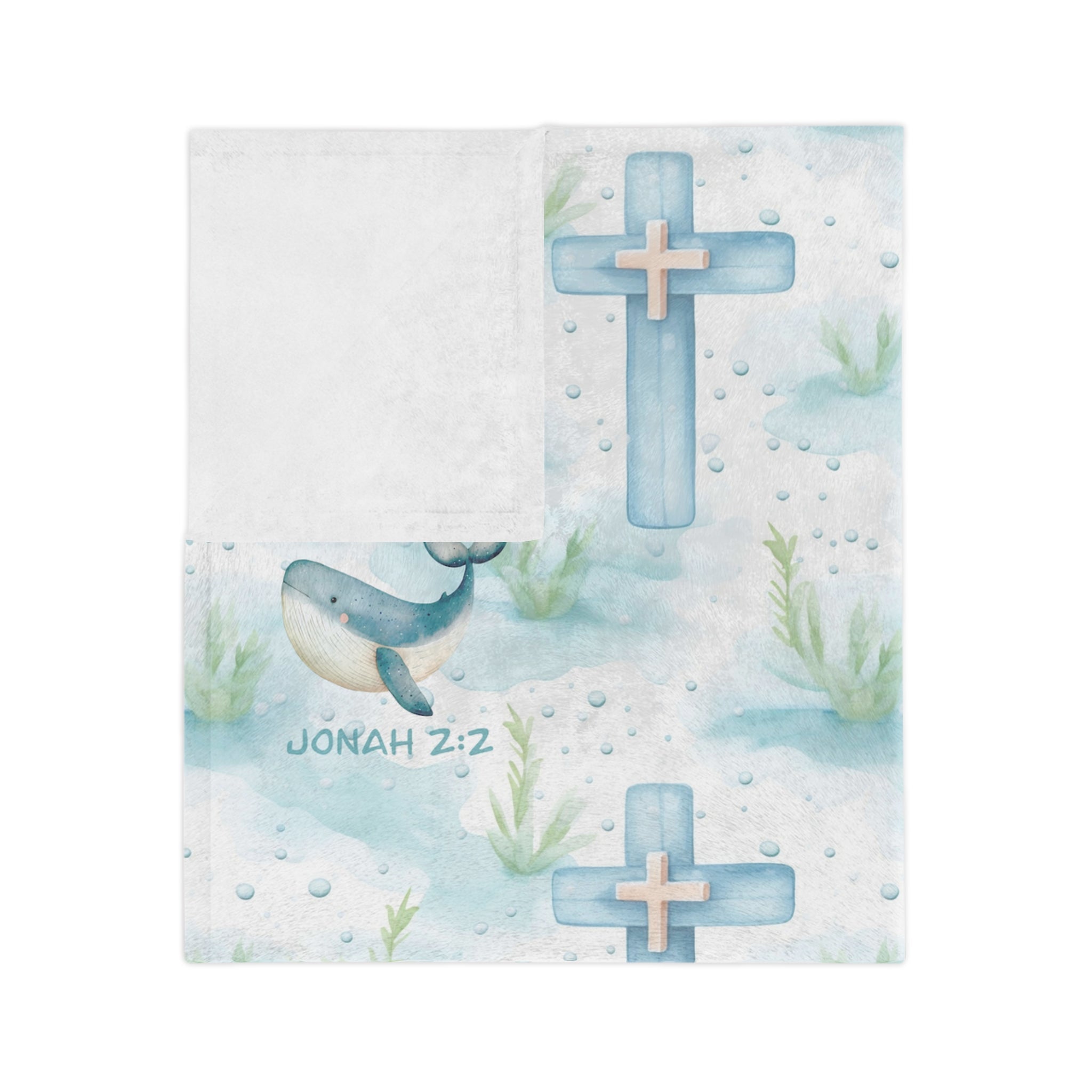 Inspired Jonah 2:2 Fleece Blanket - Two & Gathered